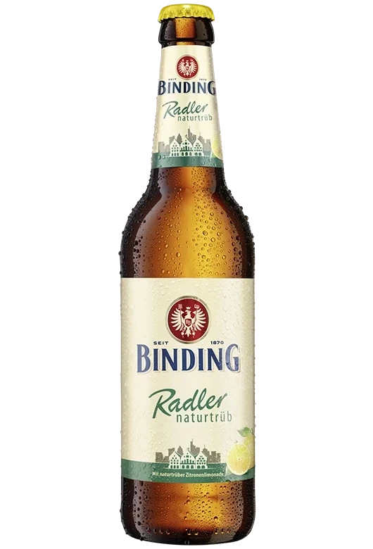 Flasche der Sorte Binding Radler Naturtrüb – zur Detailseite des Produkts