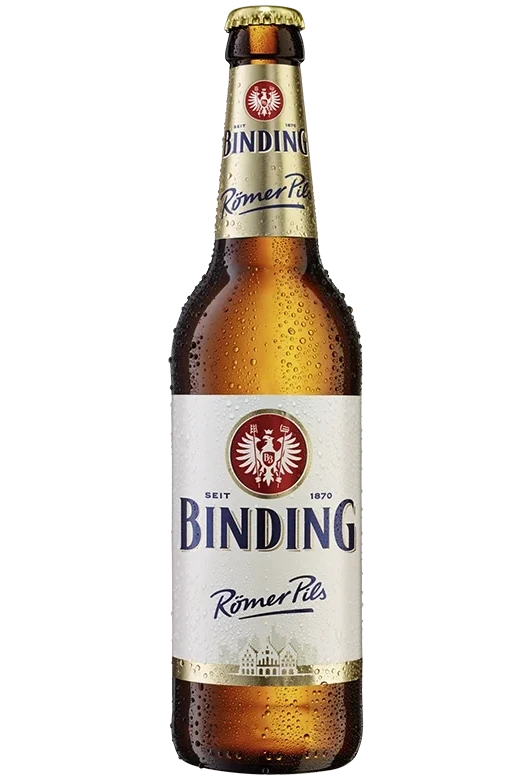 Flasche der Sorte Binding Römer Pils – zur Detailseite des Produkts