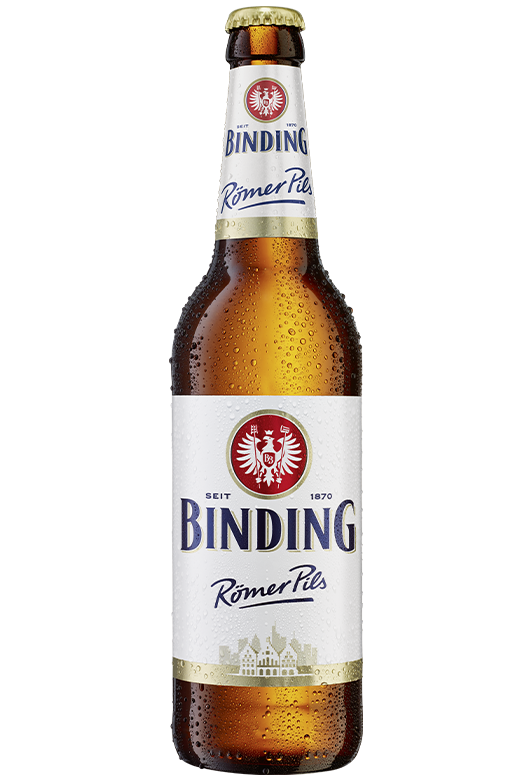 Flasche der Sorte Binding Römer Pils – zur Detailseite des Produkts