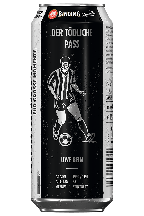 Eine Binding Römer Pils Editionsdose mit einer Illustration von Uwe Bein.