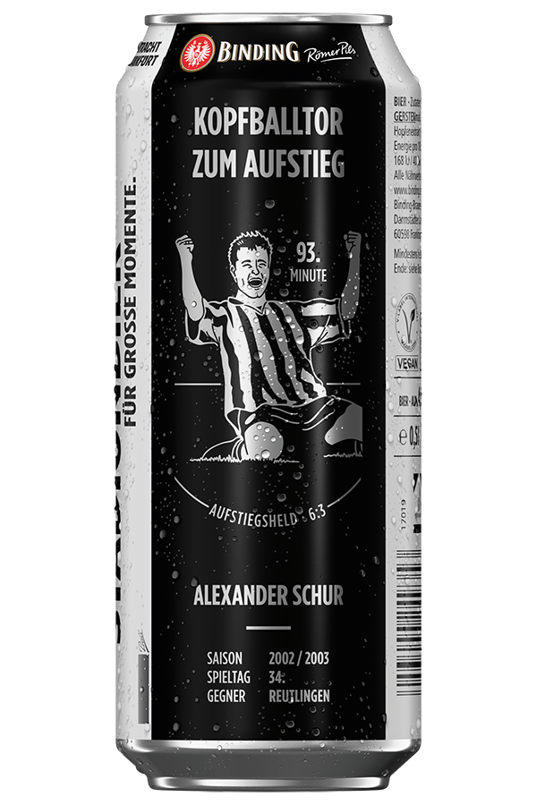 Eine Binding Römer Pils Editionsdose mit einer Illustration von Alexander Schur.